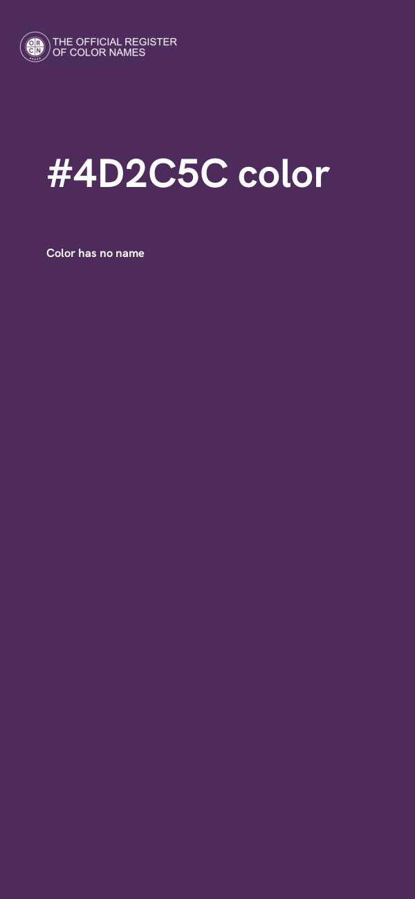 #4D2C5C color image