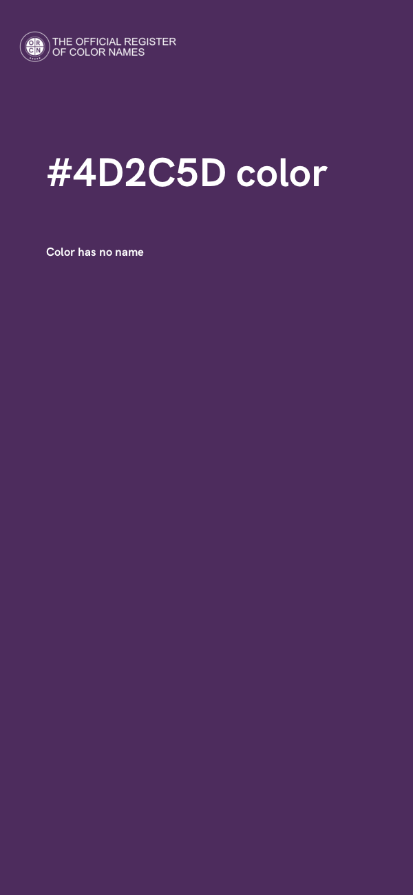 #4D2C5D color image