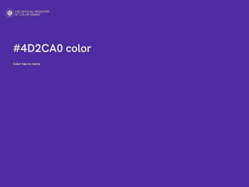 #4D2CA0 color image