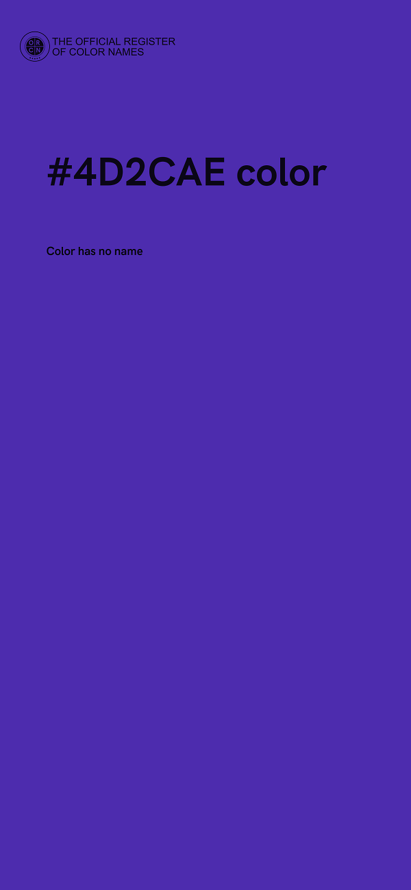 #4D2CAE color image