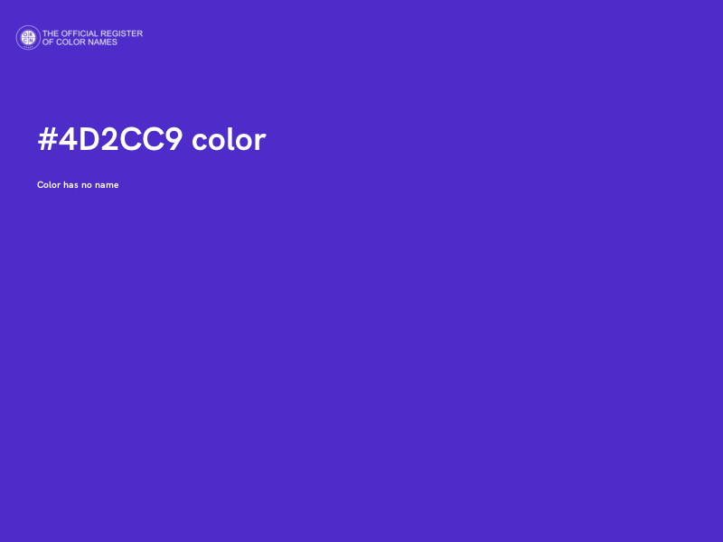 #4D2CC9 color image