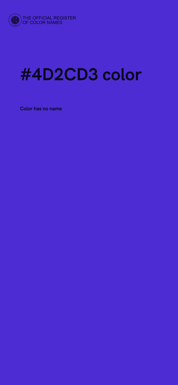 #4D2CD3 color image