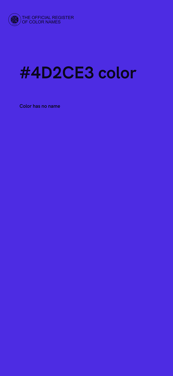 #4D2CE3 color image