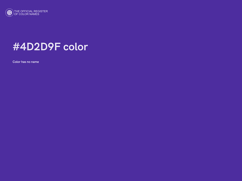 #4D2D9F color image