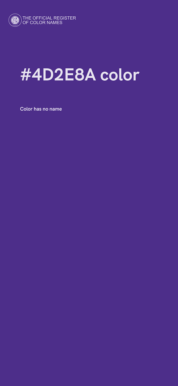 #4D2E8A color image
