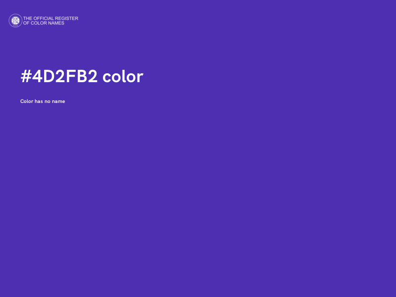 #4D2FB2 color image