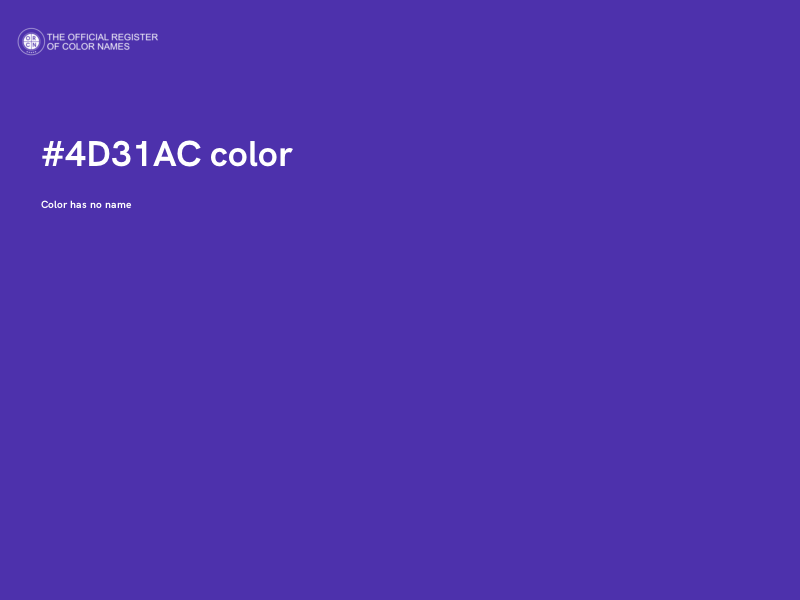 #4D31AC color image