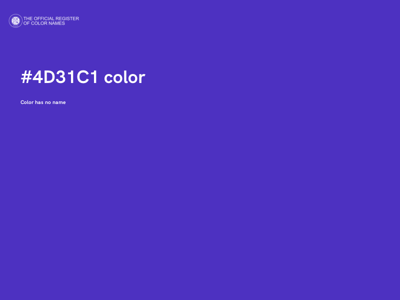 #4D31C1 color image