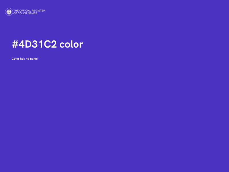 #4D31C2 color image