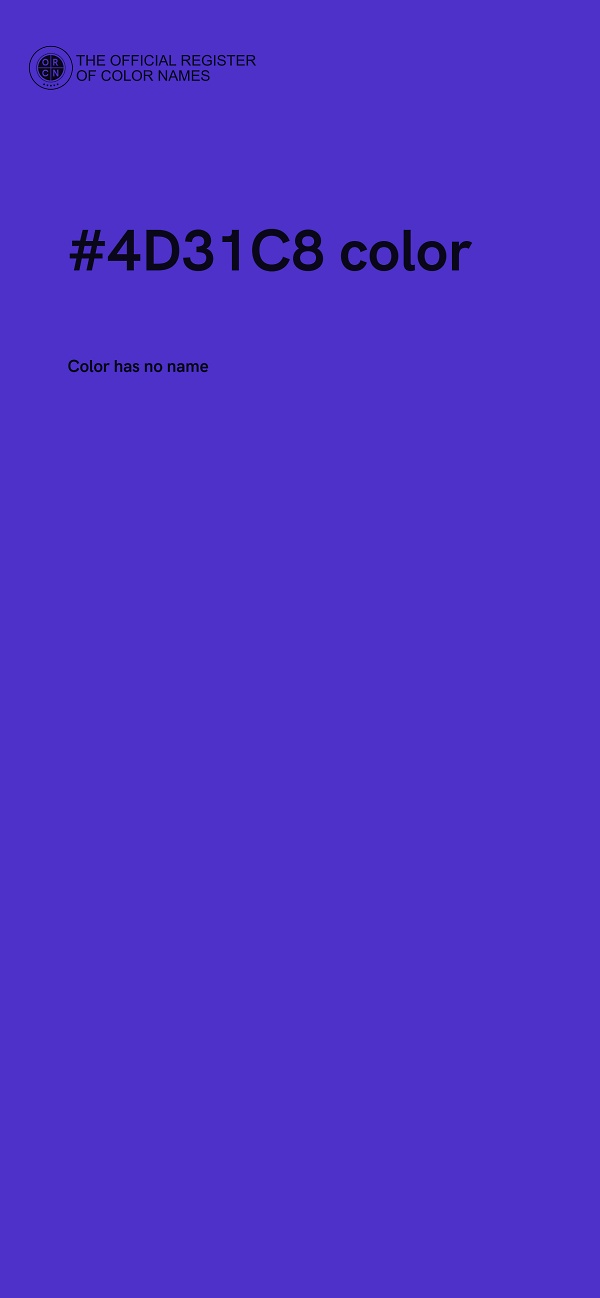 #4D31C8 color image