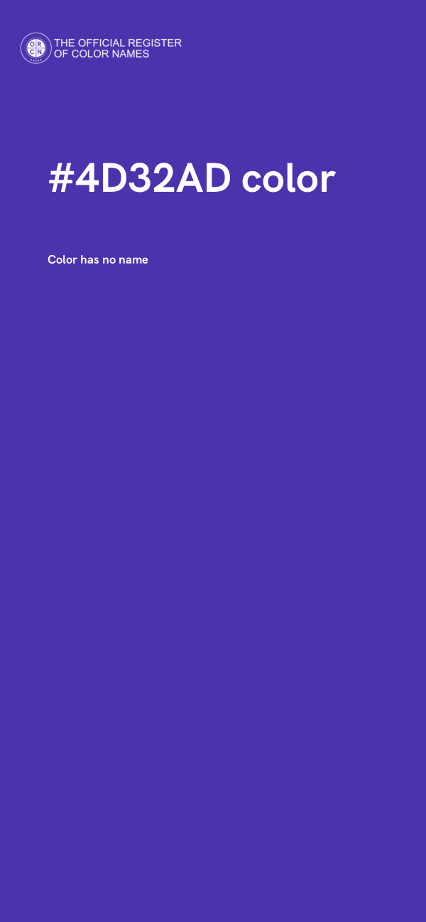 #4D32AD color image