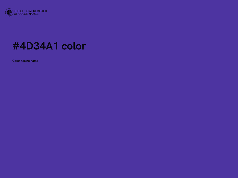 #4D34A1 color image