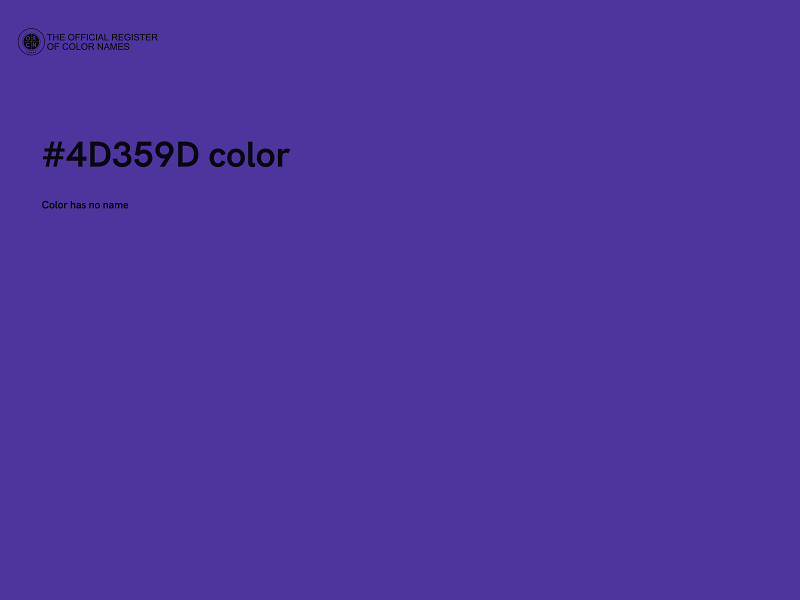 #4D359D color image