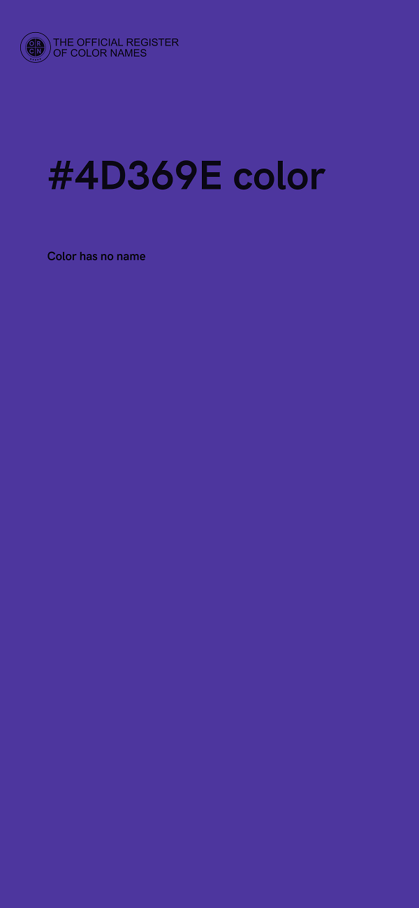 #4D369E color image