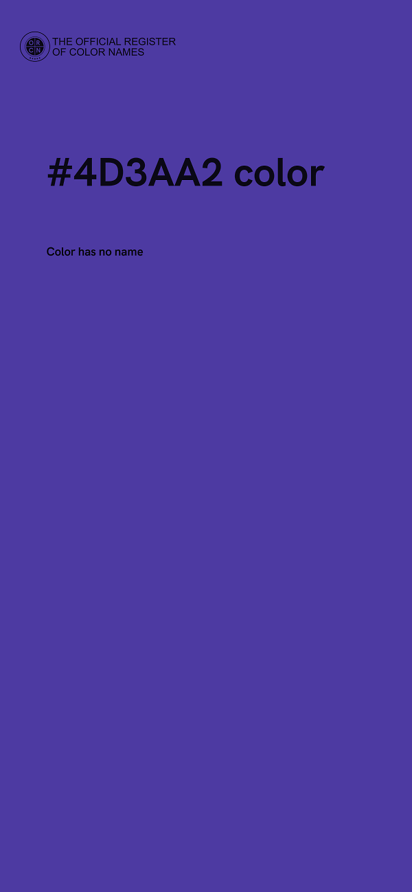 #4D3AA2 color image
