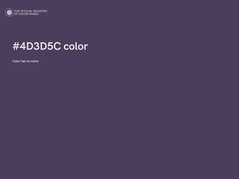 #4D3D5C color image