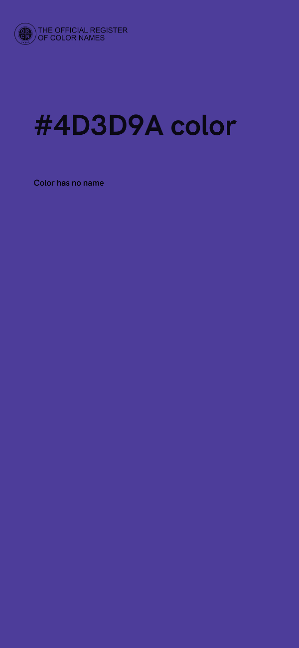 #4D3D9A color image
