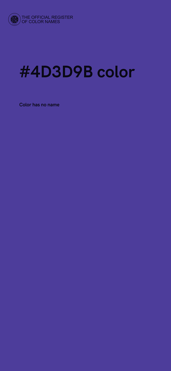 #4D3D9B color image