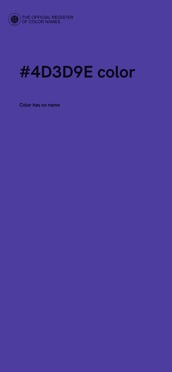#4D3D9E color image