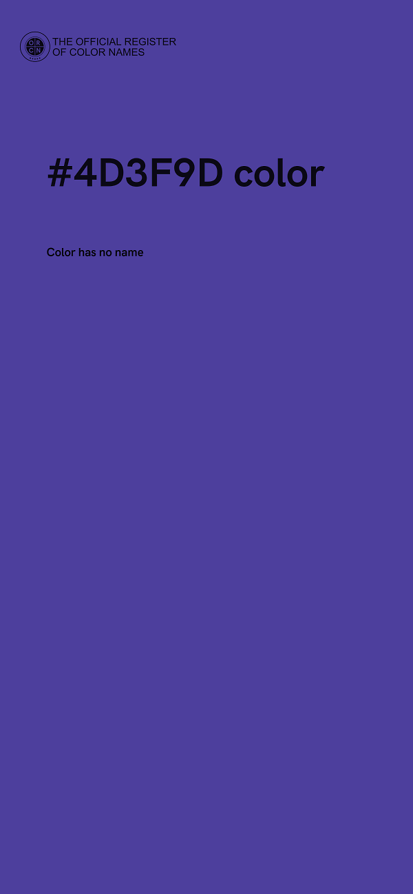 #4D3F9D color image