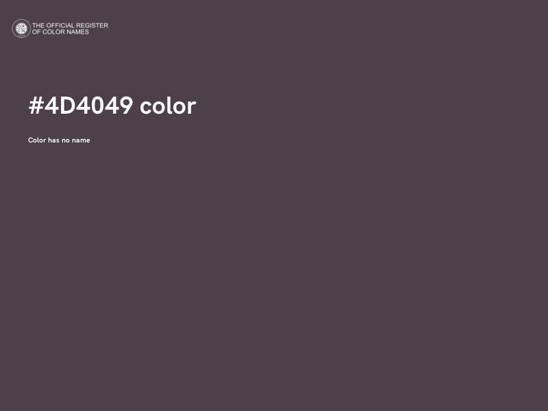 #4D4049 color image