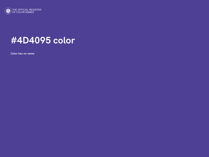 #4D4095 color image