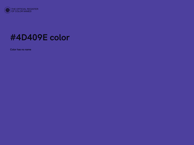 #4D409E color image