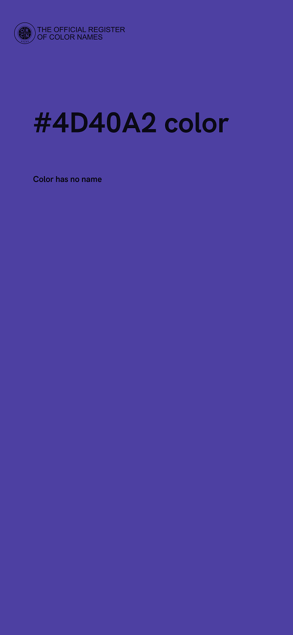#4D40A2 color image