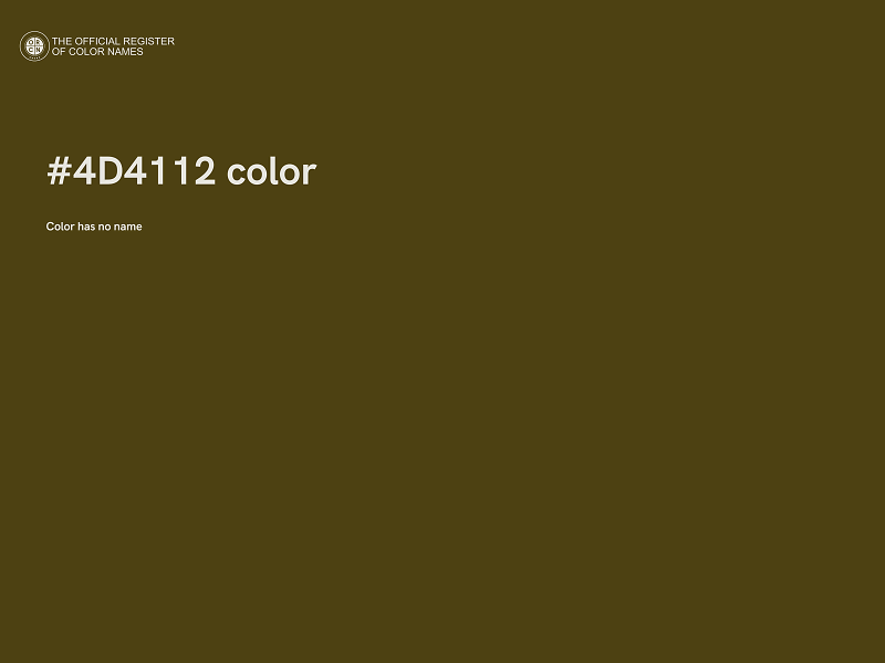 #4D4112 color image