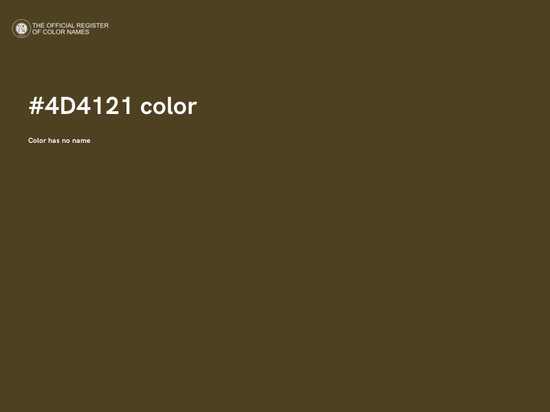 #4D4121 color image