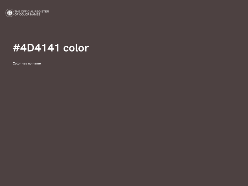#4D4141 color image