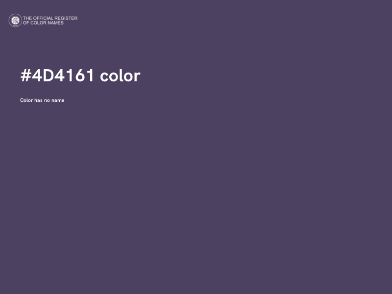 #4D4161 color image