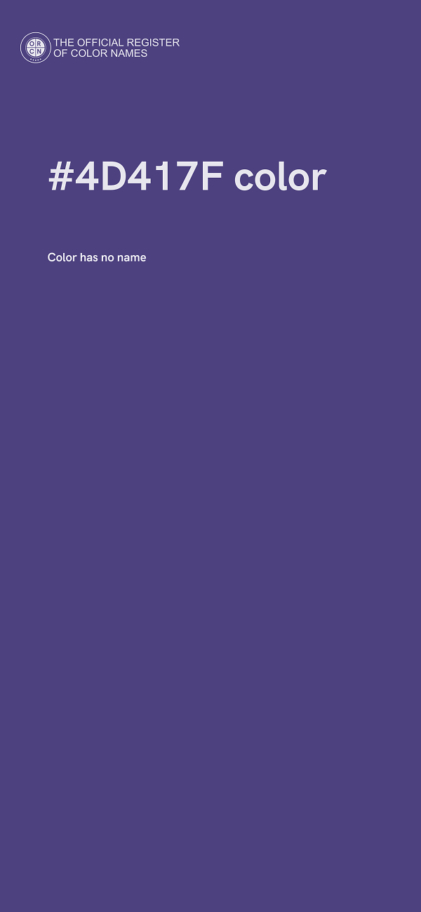 #4D417F color image