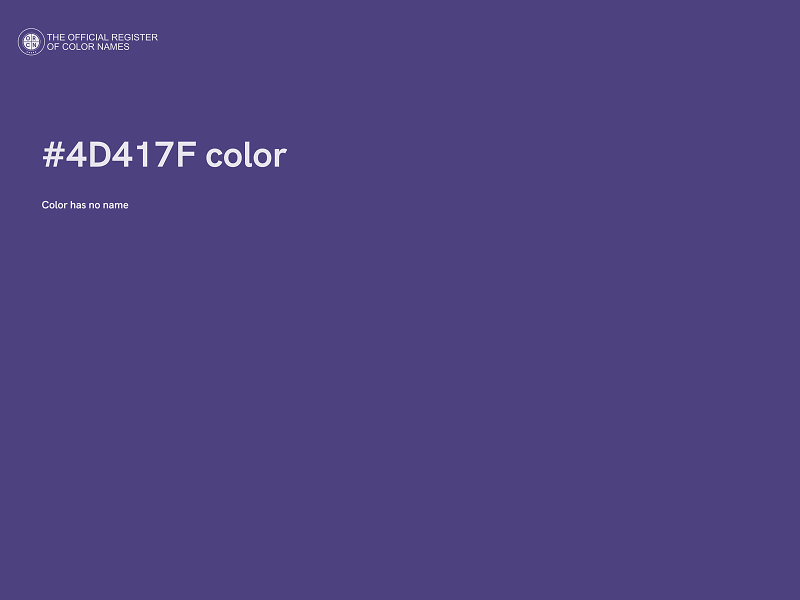 #4D417F color image