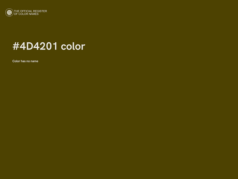 #4D4201 color image