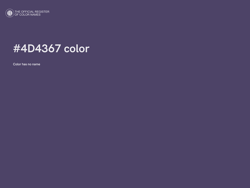 #4D4367 color image