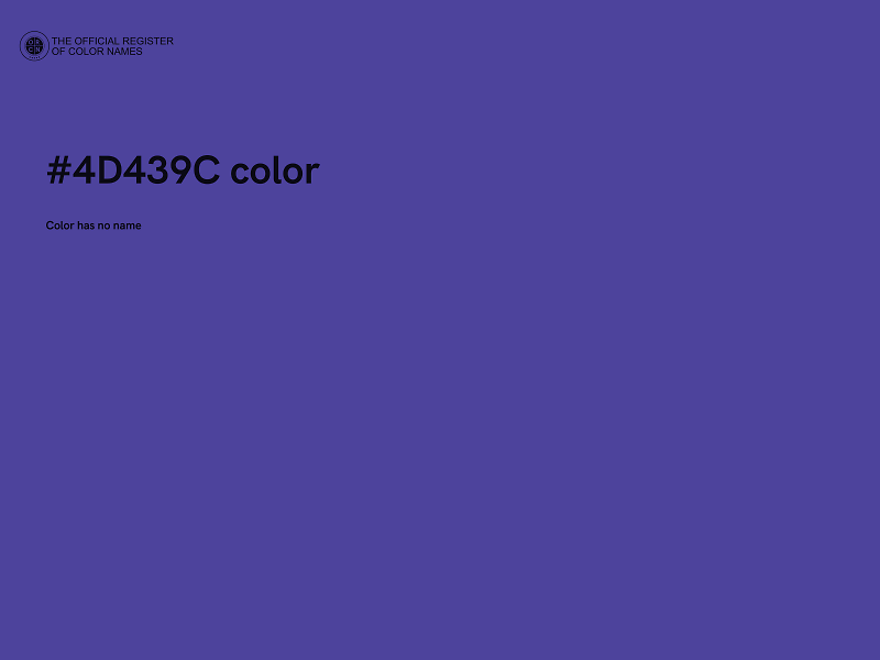#4D439C color image