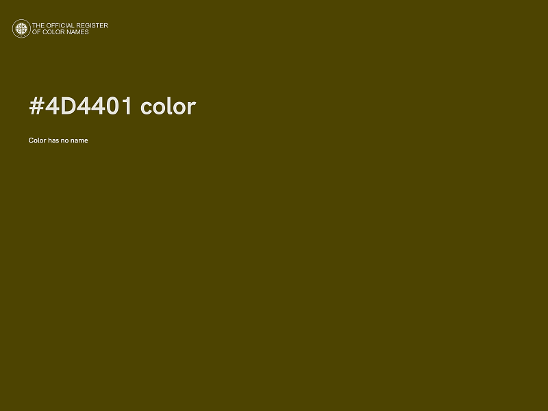 #4D4401 color image