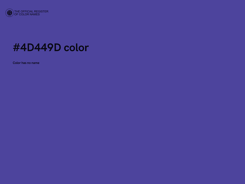 #4D449D color image