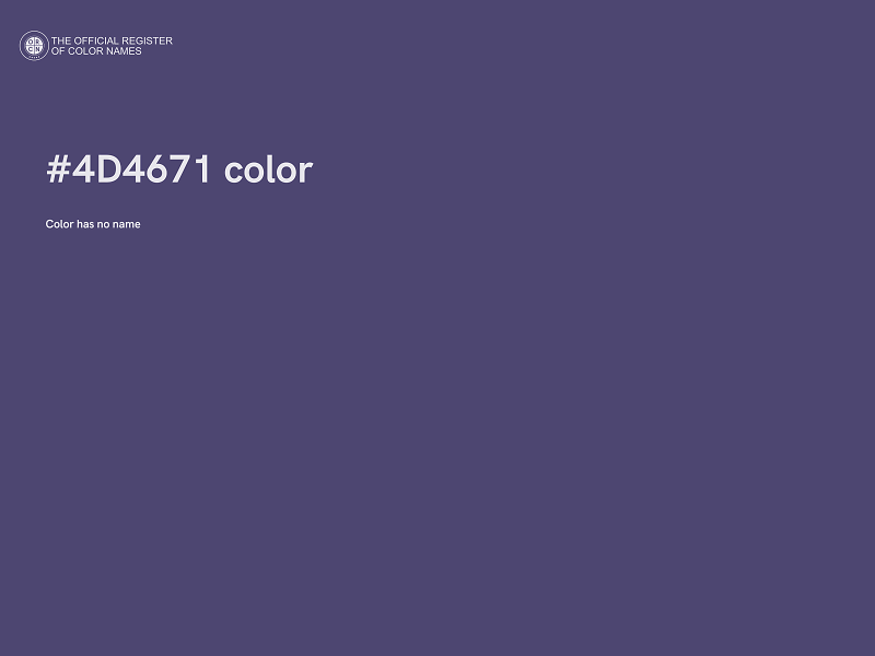 #4D4671 color image