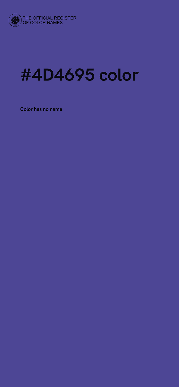 #4D4695 color image
