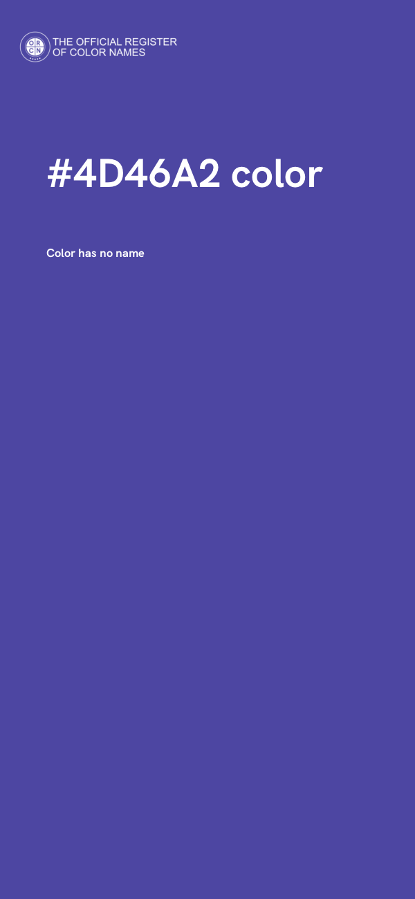 #4D46A2 color image