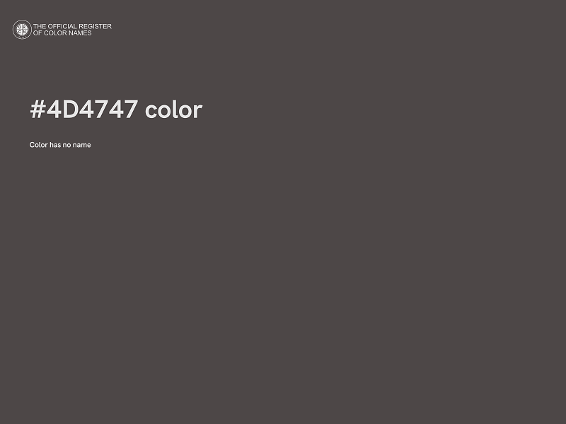 #4D4747 color image