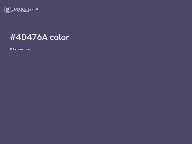 #4D476A color image