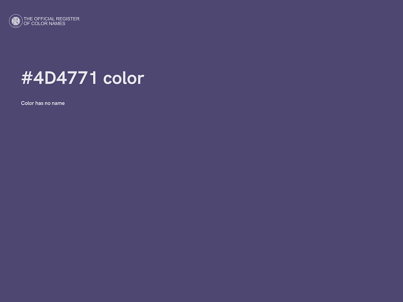 #4D4771 color image