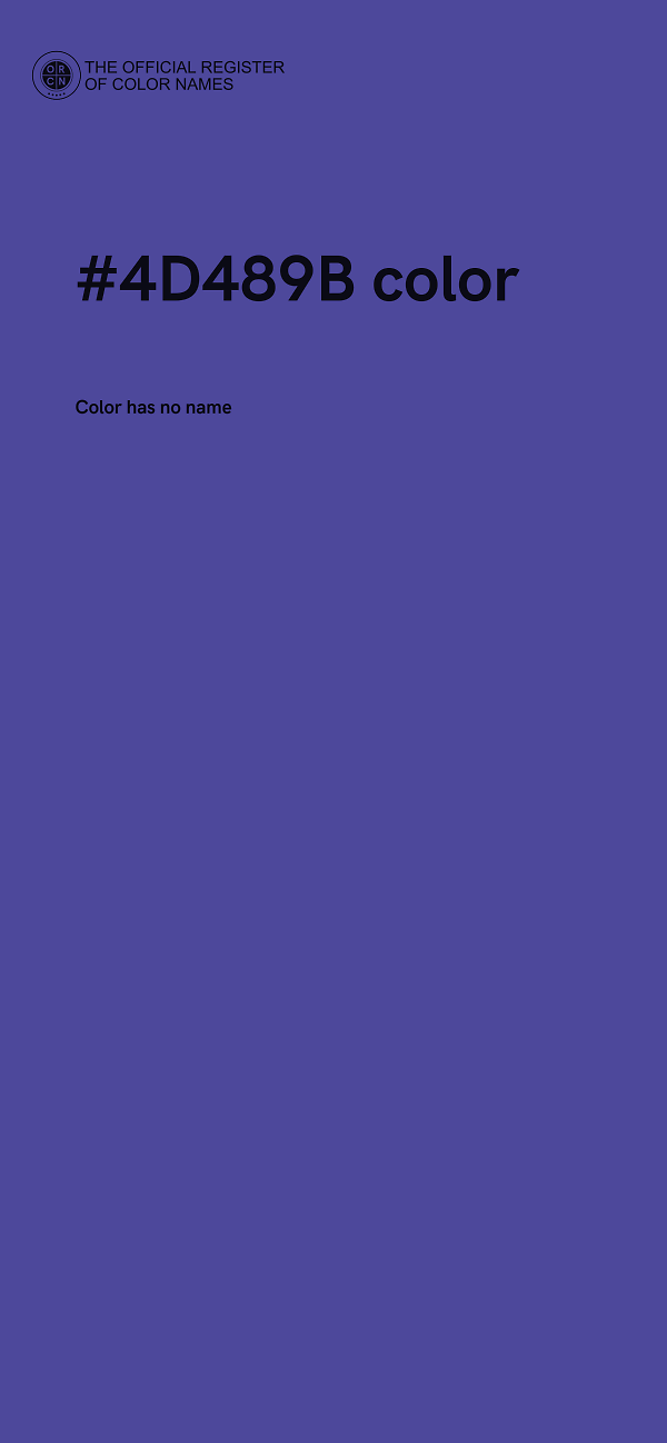 #4D489B color image