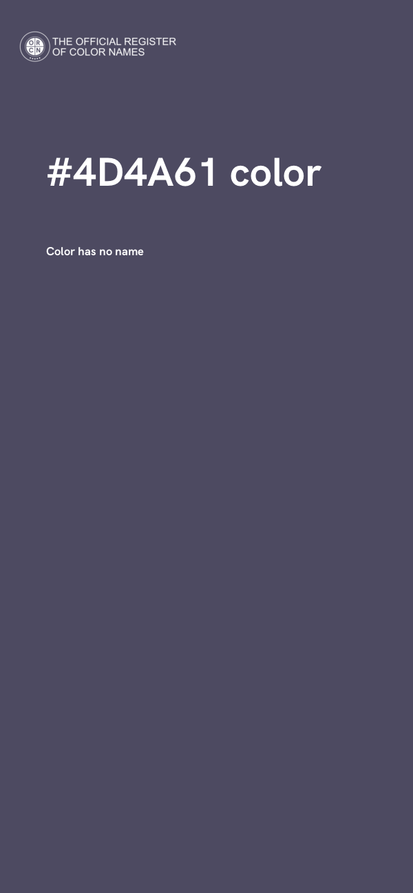 #4D4A61 color image