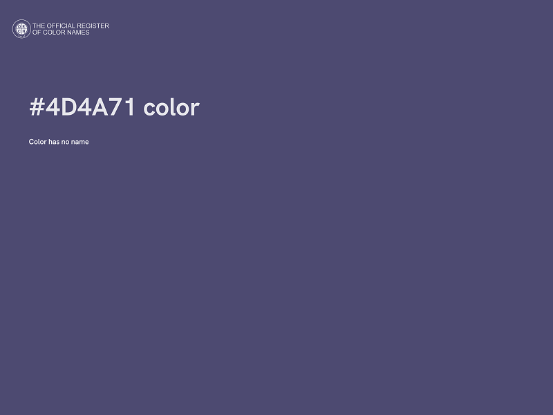 #4D4A71 color image