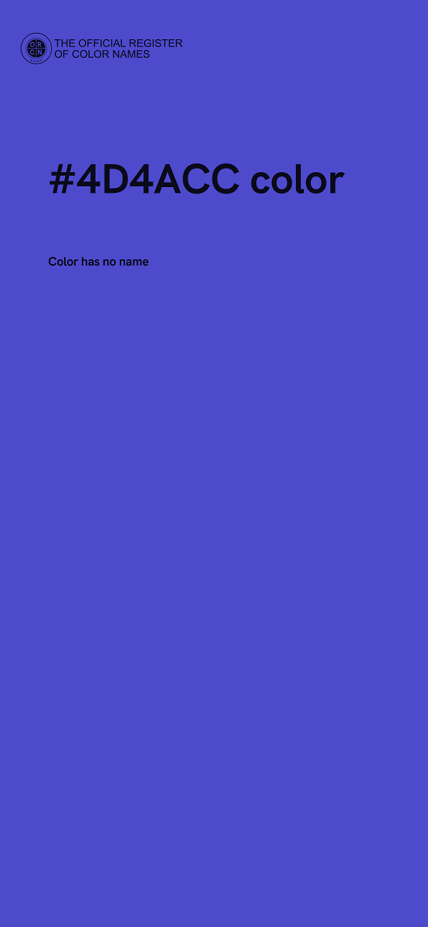 #4D4ACC color image