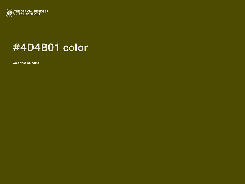 #4D4B01 color image